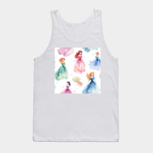 Princesses Pattern 21 Tank Top